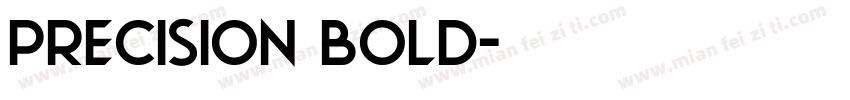 Precision Bold字体转换